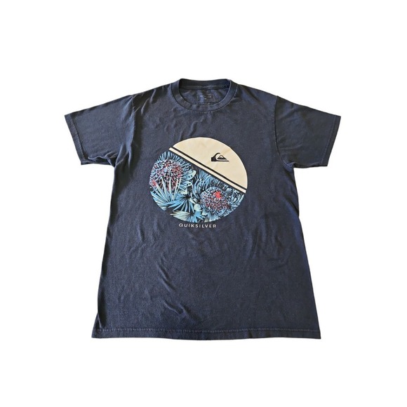 Quiksilver Other - Quicksilver Blue Logo T-Shirt Men's Sz Small
